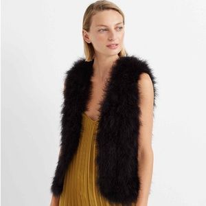 Club Monaco Violet feather vest size XS